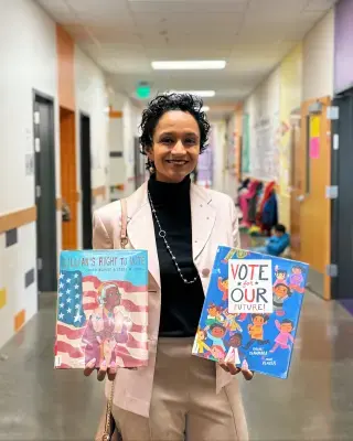 Janani Ramachandran in the Oakland community